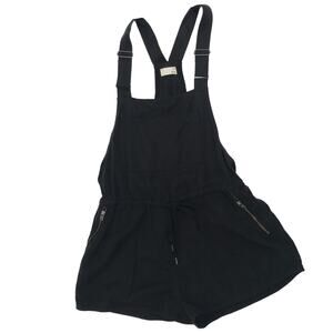 Wilfred Free Aritzia Beatriz Black Overall Romper Size S
